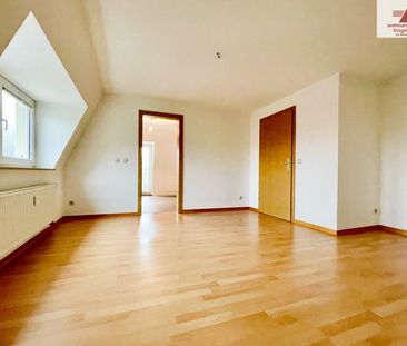 Dachgeschosswohnung für Single mit Balkon in Rabenau - Foto 1