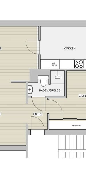 3-værelses lejlighed i gågaden - Photo 2