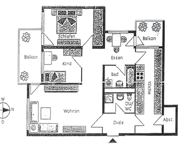 Großzügige 3,5-Zimmer Wohnung mit zwei Balkonen in ruhiger Wohnlage... - Photo 6