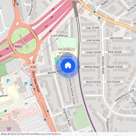 Willow Road, Manchester M25