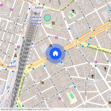 Gran Vía Germanías 36, 4-19, 46006 Valencia, Russafa, Eixample