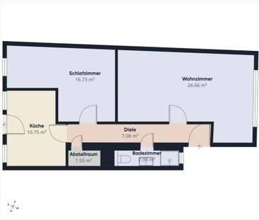 ***Gepflegte 2-Zimmer-Wohnung mit Terrasse in Hauneck-Unterhaun zu ... - Photo 6