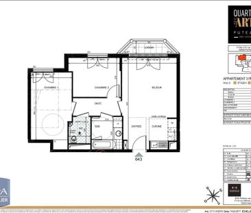 Location Appartement 3 pièces 56m² PUTEAUX 92800 - Photo 6