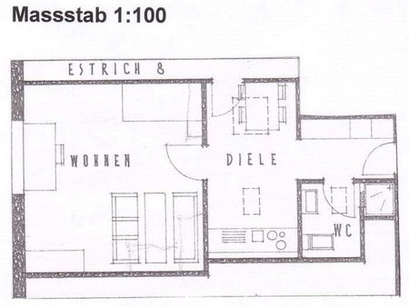 Hübsche 1 ½-Zi.-Dach-Wohnung - Foto 3