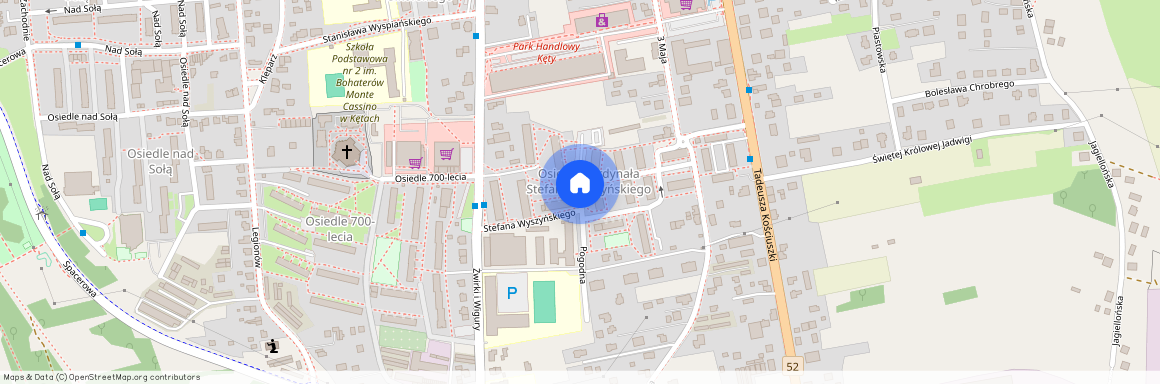 os. kard. Stefana Wyszyńskiego, Kęty, Kęty, oświęcimski, małopolskie