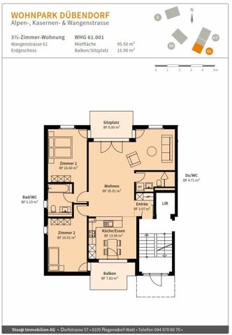 Moderne, charmante Erdgeschoss-Wohnung in gepflegter Überbauung! - Foto 2