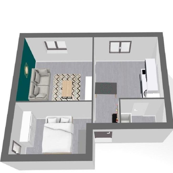 Location / Appartement T2 - Photo 1