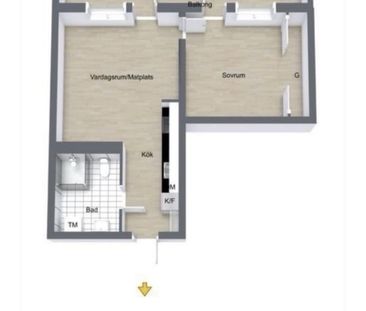 Knivsta - 2rok - tillsv - 12.650kr/mån - Foto 4