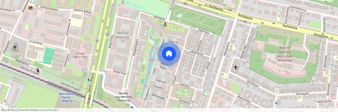 ul. Fregaty, Wyględów, Mokotów, Warszawa, mazowieckie