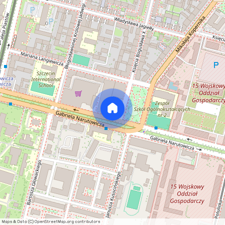 ul. Gabriela Narutowicza 11, Nowe Miasto, Śródmieście, Szczecin, zachodniopomorskie