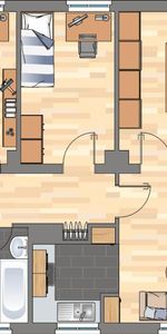 Demnächst frei! 3-Zimmer-Wohnung in Wilhelmshaven Fedderwardergroden - Photo 4