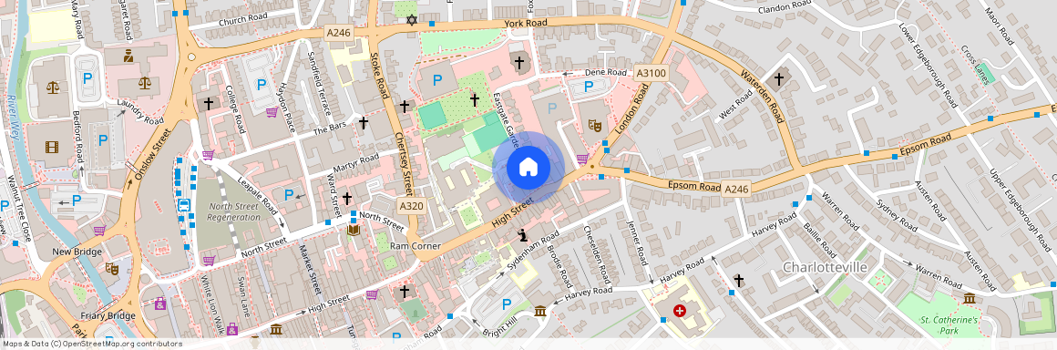 High Street, Guildford, GU1 3BY