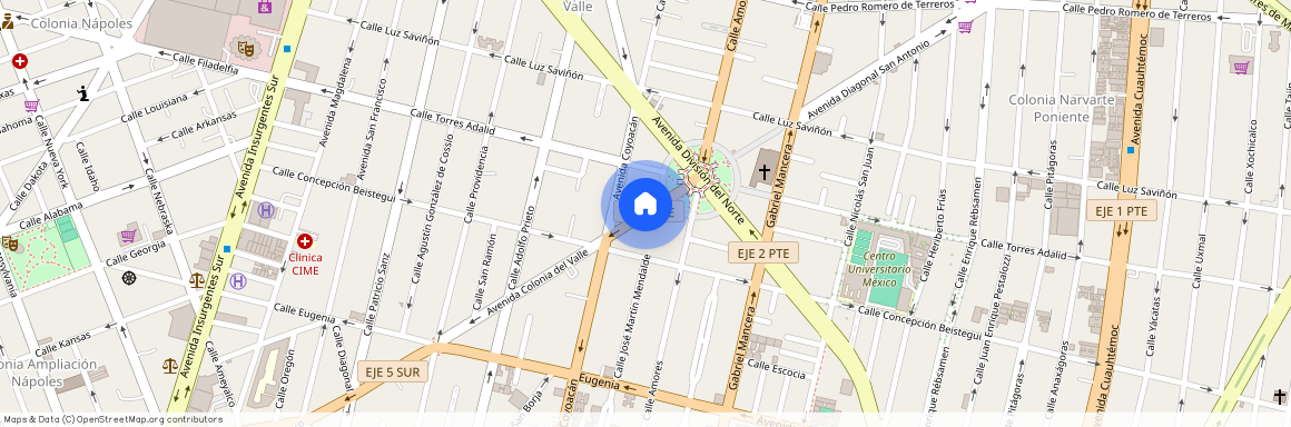 Colonia del Valle, Ciudad de México, CDMX, Colonia Del Valle Norte, C.P. 03103, Df / Cdmx