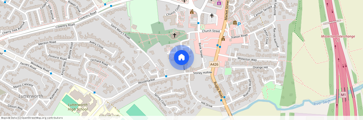 Lutterworth, LE1, Lutterworth