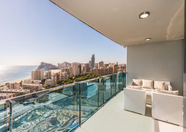 Luxury Apartment Ocean Views Poniente Beach Benidorm Long Term Rental