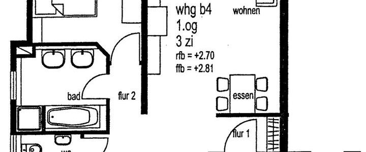 Helle 3-Zimmer-Wohnung in 73269 Hochdorf zur Miete. - Foto 1