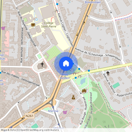 Square des Héros, 1180, Uccle