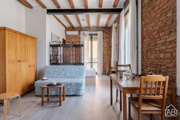 Studio with balcony and natural light in Barceloneta - Photo 1