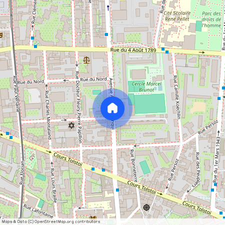 Avenue Auguste Blanqui, Francja, Villeurbanne