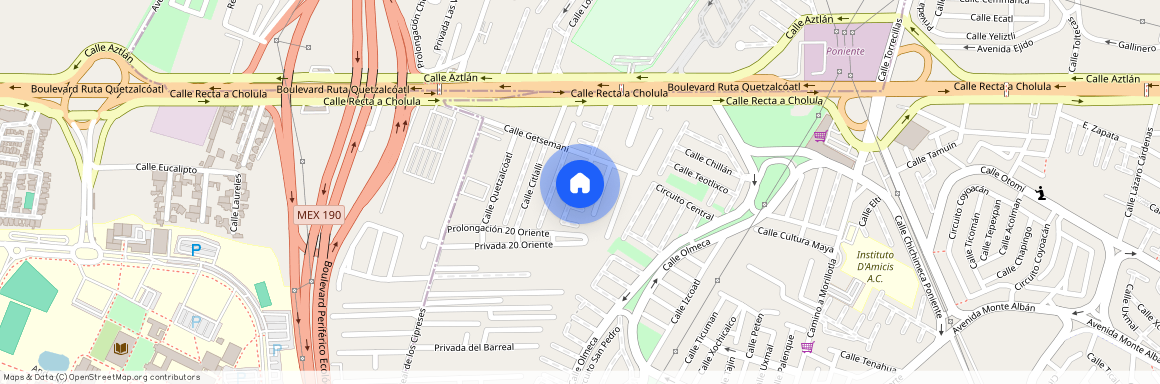 Getsemaní #2513, Colonia El Barreal, C.P. 72814, Puebla