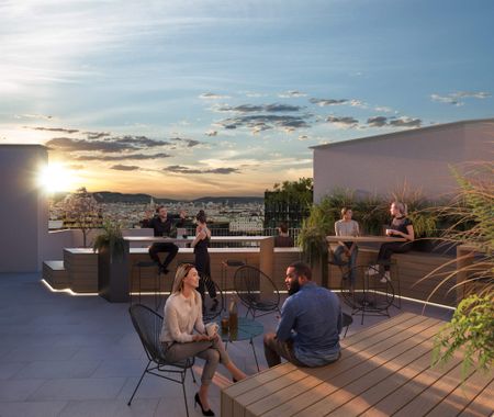 Urbanes Wohnen: 64m² | Wohnung mit zwei Balkonen im 18. OG | The Metropolitan | ab sofort verfügbar - Photo 3