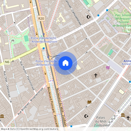 Rue des Foulons, 63, – 1000, Bruxelles