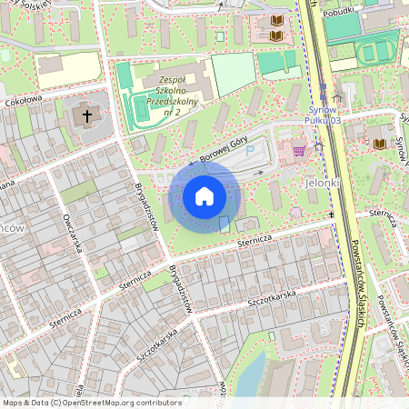 ul. Borowej Góry, Jelonki Południowe, Bemowo, Warszawa, mazowieckie