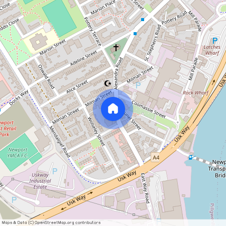 Large First Floor Flat. Alexandra Road, Newport