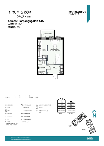 Torpängsgatan 14A, 74130, Knivsta - Foto 3