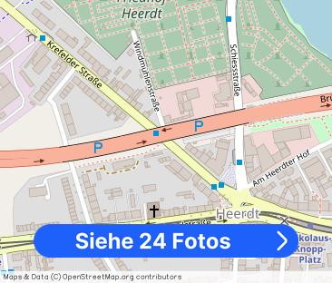 3-Zimmer-Wohnung in gehobener Nachbarschaft des Rheins - Natur und ... - Foto 1