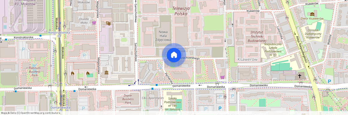 ul. Mariana Zdziechowskiego, Ksawerów, Mokotów, Warszawa, mazowieckie