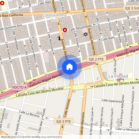 Se departamento Medellin, Colonia Roma Sur, C.P. 06760, Df / Cdmx