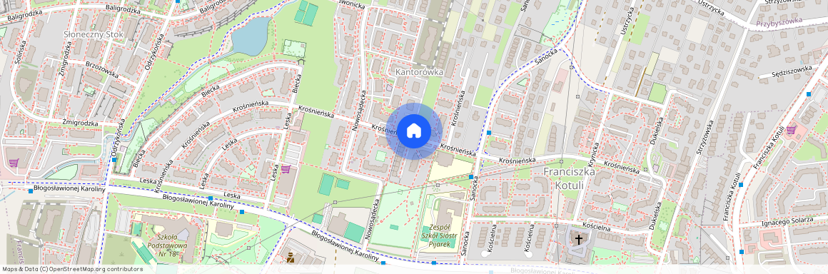 ul. Krośnieńska, Franciszka Kotuli, Rzeszów, podkarpackie