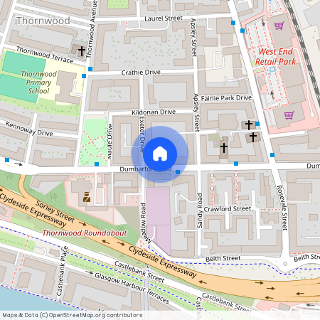 Dumbarton Road, Partick, Glasgow, G11