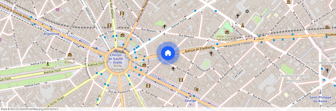 Building Rue Arsène Houssaye - checkmyguest - 1045834 - PAR, Rue Arsène Houssaye, Paris