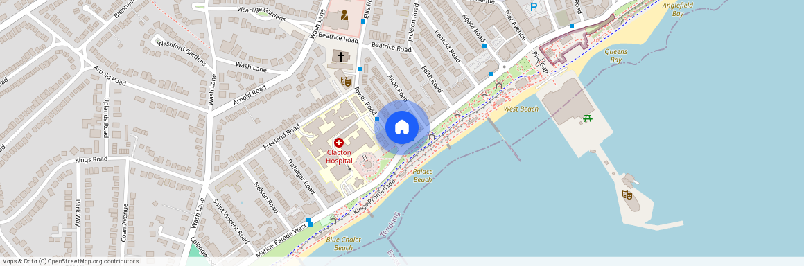 Seafront retirement apartment