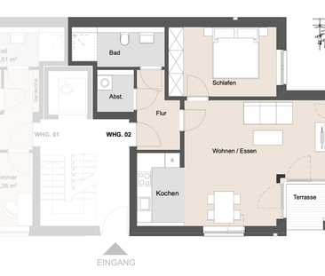 2 Zi. Wohnung EG mit Loggia dierekt vom Eigentümer - Photo 2