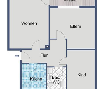 WBS erforderlich - Gut geschnittene Wohnung zum Wohlfühlen - Photo 4