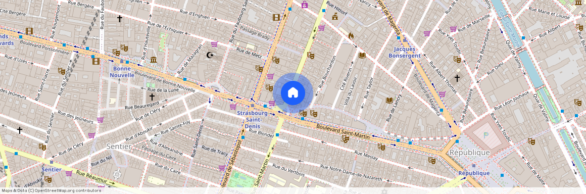 Appartement à louer rue du Faubourg Saint Martin, Paris 10ème