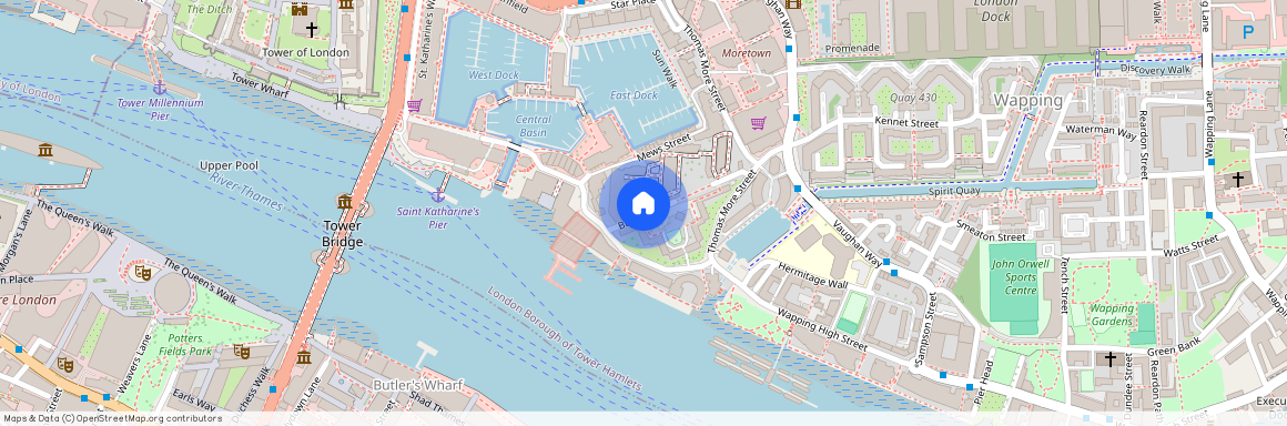 Maudlins Green, St Katharine Docks, London, E1W
