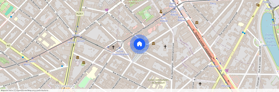 Place du Châtelain, 13, 1, 1050, Ixelles