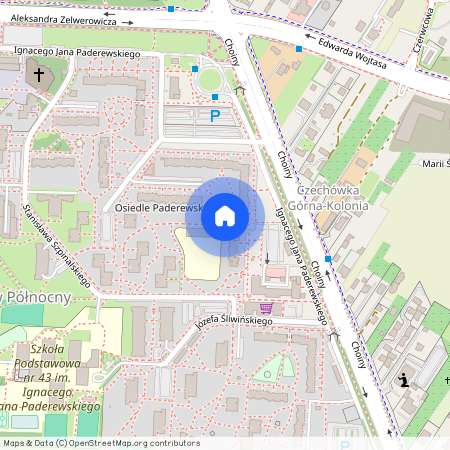 ul. Ignacego Jana Paderewskiego, Czechów Północny, Lublin, lubelskie