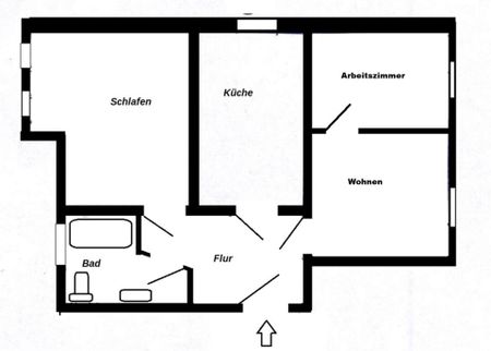 NEU - 3-Zimmer-Wohnung mit EINBAUKÜCHE zu vermieten! - Foto 3