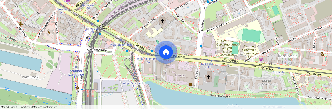 ul. Jana Zamoyskiego, Kamionek, Praga-Południe, Warszawa, mazowieckie