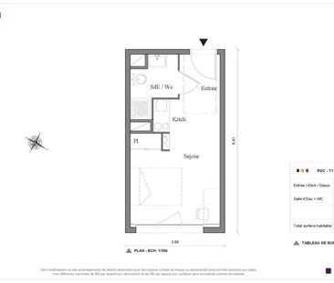 Location Appartement 1 pièce 19m² AUZEVILLE TOLOSANE 31320 - Photo 4