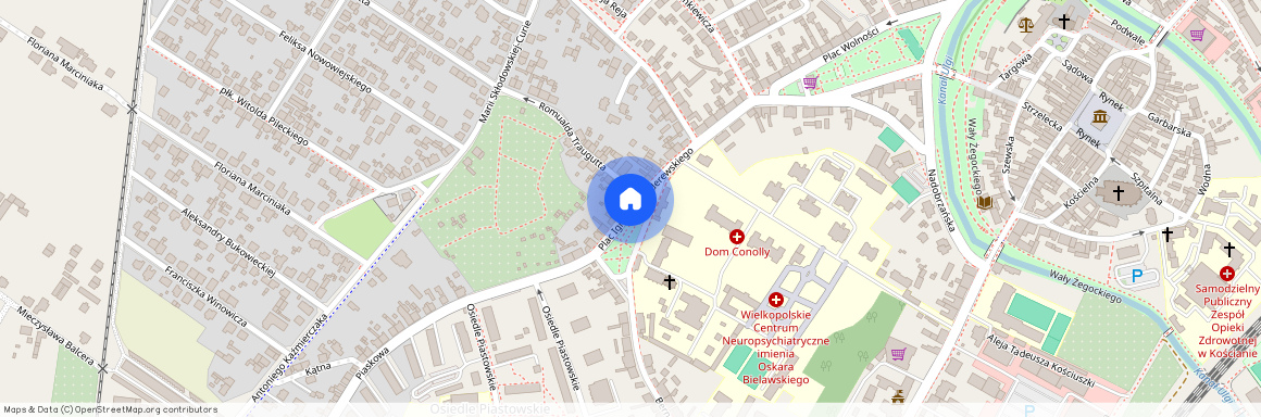 plac Ignacego Paderewskiego, wielkopolskie, kościański, Kościan