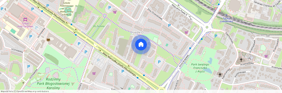 Marszałka Piłsudskiego, Osiedle Olga, Tychy, śląskie