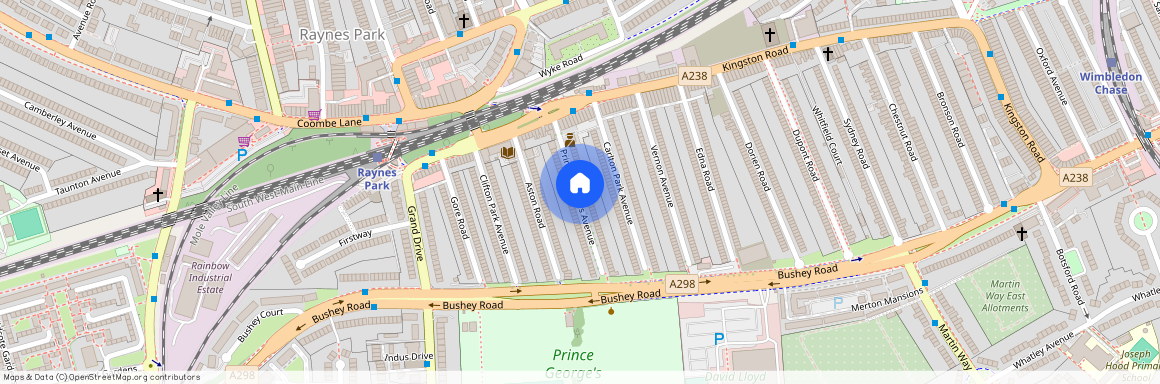 Prince Georges Avenue, London, SW20