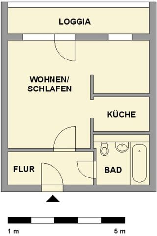 1-Raum-Wohnung - Photo 2