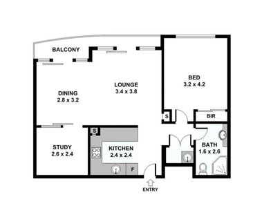 SPACIOUS 1 BEDDER WITH XTRA STUDY & SECURITY PARKING - PANORAMIC OU... - Photo 1